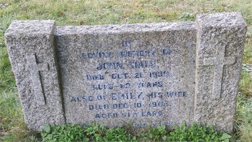 Photo of the grave of JOHN HALE