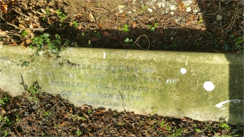 Photo of the grave of FANNY DAWSON (née SLATTER)