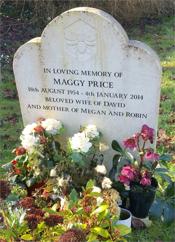Photo of the grave of (MAGGY) MARGARET A. PRICE (née JENNINGS)