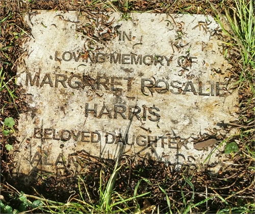 Photo of the grave of MARGARET ROSALIE HARRIS (née COLEGROVE)