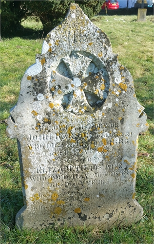 Photo of the grave of ELIZABETH BARSON (née TRINDER)