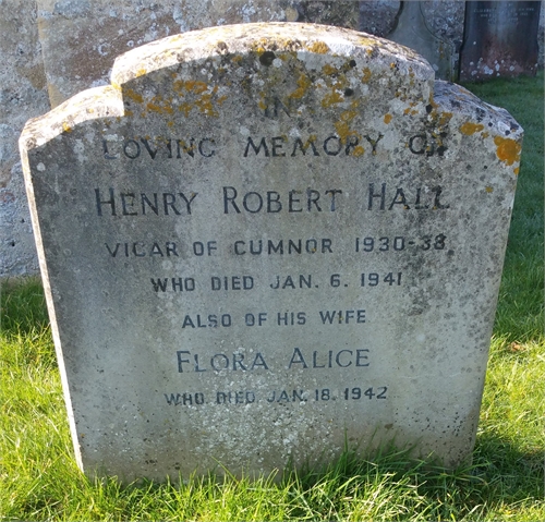 Photo of the grave of FLORA ALICE HALL (née WALLIS)