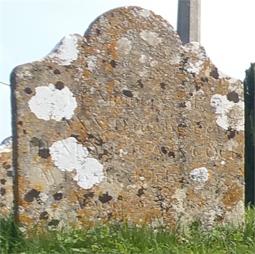 Photo of the grave of ANN COCK