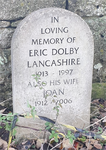 Photo of the grave of ERIC DOLBY LANCASHIRE