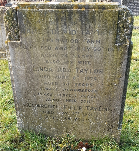 Photo of the grave of JAMES DAVID TAYLOR
