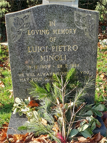 Photo of the grave of LUIGI PIETRO MINOLI
