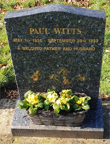 Photo of the grave of PAUL ERNEST WITTS