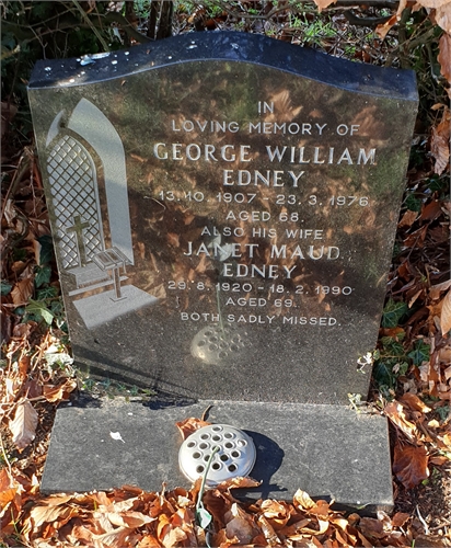 Photo of the grave of JANET MAUD EDNEY