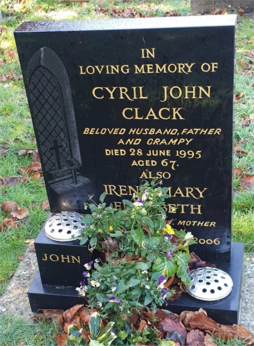 Photo of the grave of JOHN CLACK