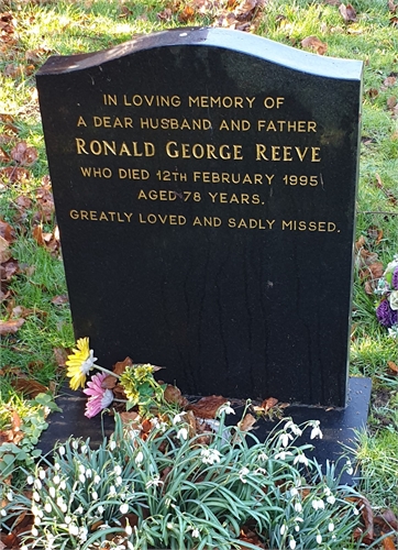 Photo of the grave of RONALD GEORGE REEVE
