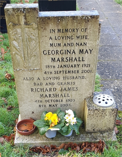 Photo of the grave of RICHARD JAMES MARSHALL