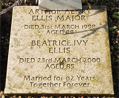 Photo of the grave of ARTHUR HENRY ELLIS (MAJOR)