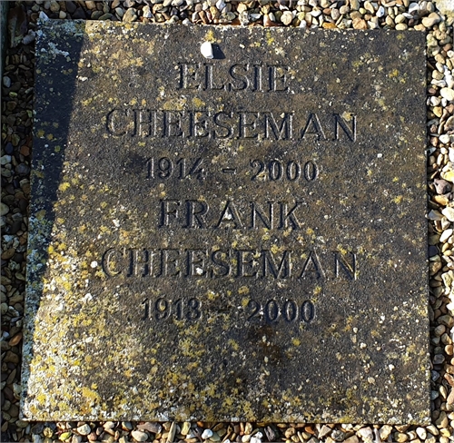 Photo of the grave of ELSIE GERTRUDE OLIFF CHEESEMAN (née TIBBETT/TIBBETTS)