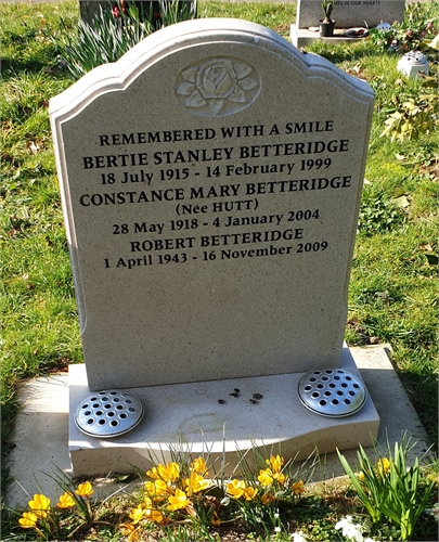 Photo of the grave of (ROB) ROBERT BETTERIDGE