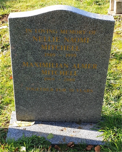 Photo of the grave of MAXIMILLIAN ALMER MITCHELL