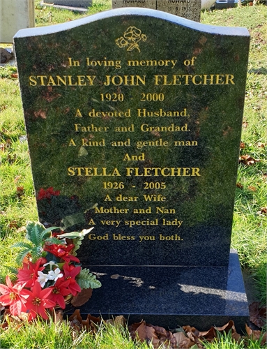 Photo of the grave of STANLEY JOHN FLETCHER