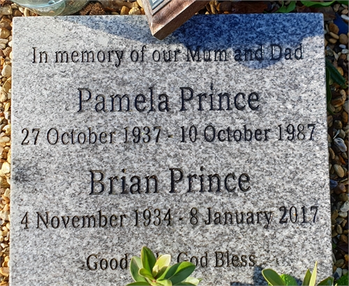 Photo of the grave of BRIAN PRINCE